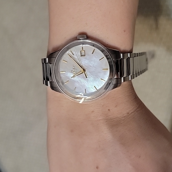 NWT GOMELSKY by Shinola Stainless Steel Watch MOP Face Gold Dial & Markers - Picture 11 of 16